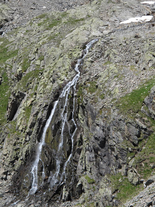 Wasserfall südlich Zwieslbachjoch
